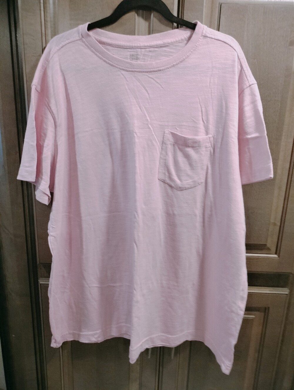 Pocket Crewneck T-Shirt - Light Pink
